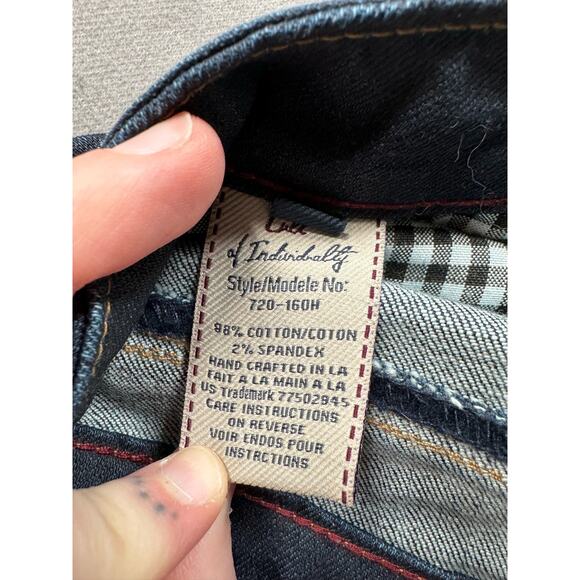 Cult of Individuality Bohemi Boot Cut Jeans Womens Size 30 distressed tall 33”L - Picture 5 of 16